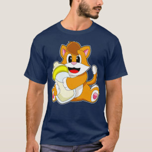 Cat Baby flaska Mjölk T Shirt