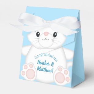 Cat Baby Shower Kattunge Blue Presentaskar
