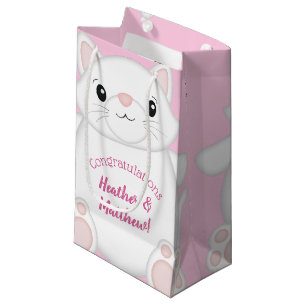 Cat Baby Shower Kattunge Rosa