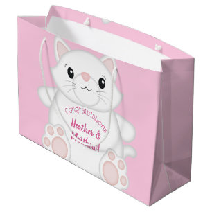 Cat Baby Shower Kattunge Rosa