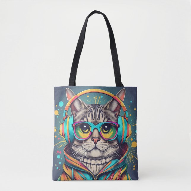-Cat bag for shopping Tygkasse (Framsida)