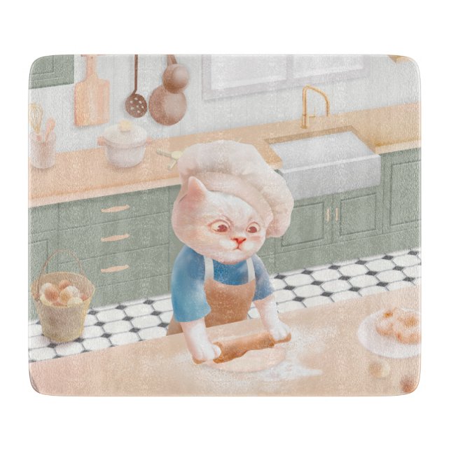 Cat Baker Baby - Mysigt morgon Kneading (Framsidan)