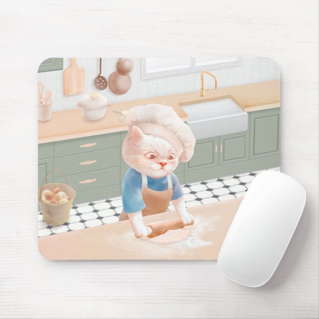 Cat Baker Baby - Mysigt morgon Kneading Musmatta (Med mus)