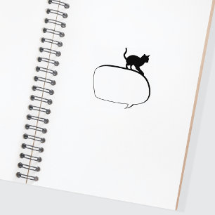 Cat Balloon Journal Stämpel