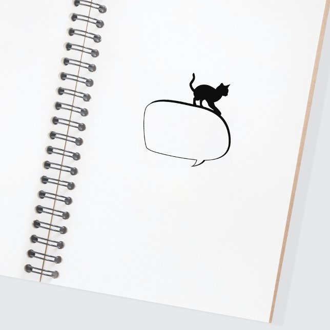 Cat Balloon Journal Stämpel (Skapare uppladdad)