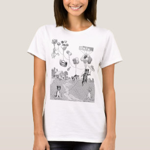 Cat Balloon Resa, Louis Wain T Shirt