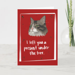 Cat Barf Funny jul Kort