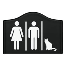 Cat Bathroom-tecken