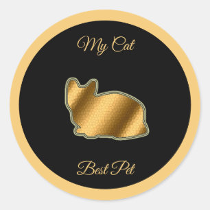 Cat Best Pet Runt Klistermärke