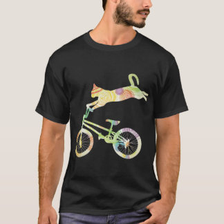 Cat Bike Cycling Cycle Din gift-samling T Shirt