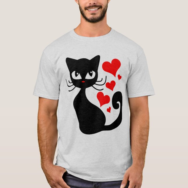 Cat bilder Manar basket T-Shirt (Framsida)