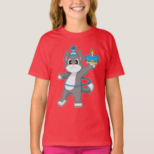 Cat Birthday Fitness T Shirt