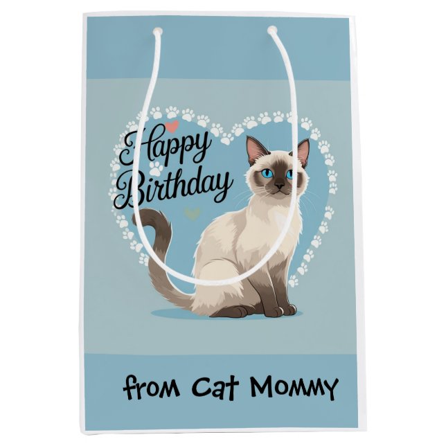 Cat Birthday themed for Siamese Cat lovers (Framsidan)
