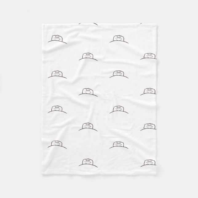 Cat Blanket, söt ull-kattfilt, kattlover Fleecefilt (Framsidan)