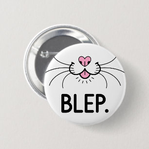 Cat Blep Cute Tunga Knapp