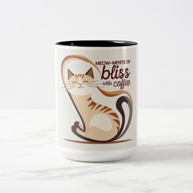 Cat Bliss Coffee Mugg (Center)