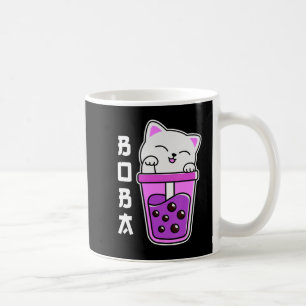 Cat Boba Anime Bubble Tea Neko Girls Kawaii Girls Kaffemugg