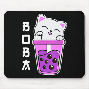 Cat Boba Anime Bubble Tea Neko Girls Kawaii Girls Musmatta