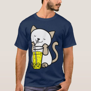 Cat Boba Tea Bubble Tea Anime Jape Neko Anime T Shirt