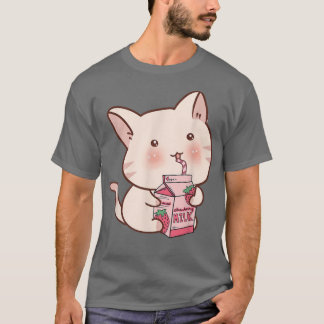Cat Boba Tea Bubble Tea Anime Kawaii Neko573 T Shirt