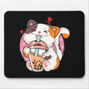 Cat Boba Tea Bubble Tea Anime Kawaii Neko Kids Tee Musmatta