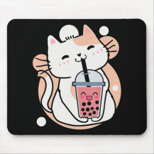 Cat Boba Tea Bubble Tea Anime Kawaii Neko Milktea Musmatta