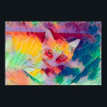 Cat Boho Gult Colorful Hippie Pop Art Poster<br><div class="desc">Cute tabby katt pop. Boho gult lila blue orange grönt wall art. Coola,  modern,  trendig,  chic design. Unik design för att poster en typ. Leta efter matchande produkter i min butikssamling. Upphovsrätt Marg Seregelyi Fotography.</div>