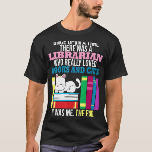 Cat Bok Kattdjur Owner Reader Bookworm T Shirt