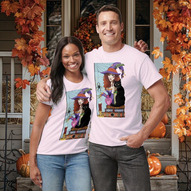 Cat Bokar Witch Posts T Shirt (Skapare uppladdad)