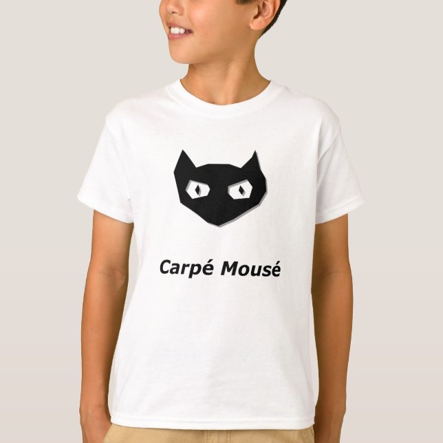 Cat Boo Carpe Mouse Tee (Framsida)