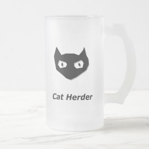 Cat Boo Cat Herder Frostat Ölglas