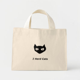 Cat Boo I Herd Cats Mini Tygkasse