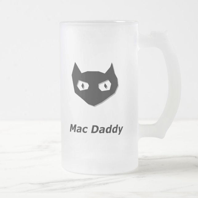Cat Boo Mac pappa Frostat Ölglas (Höger)