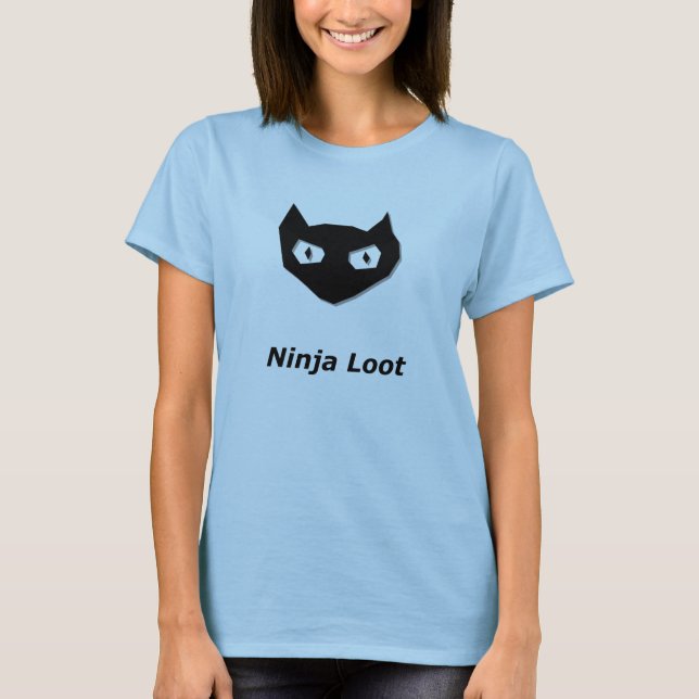 Cat Boo Ninja Loot Tee Shirt (Framsida)
