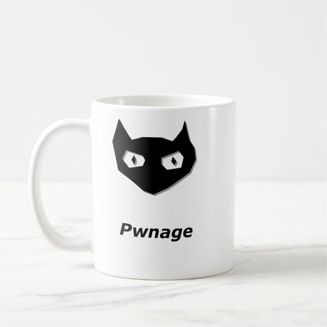 Cat Boo Pwnage Kaffemugg (Vänster)