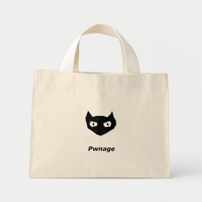 Cat Boo Pwnage Mini Tygkasse (Framsidan)