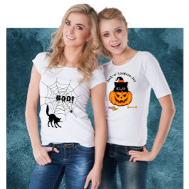 Cat boo t shirt