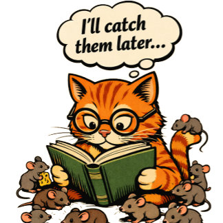 cat book Två-Tonad mugg