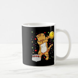 Cat Bowling Shirts Funny Bowling Gift Cat Kaffemugg