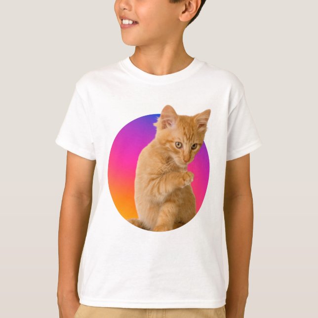 Cat Boys' T-Shirts (Framsida)