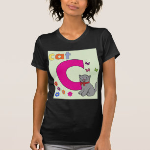 Cat Brev C Tshirt T-shirt