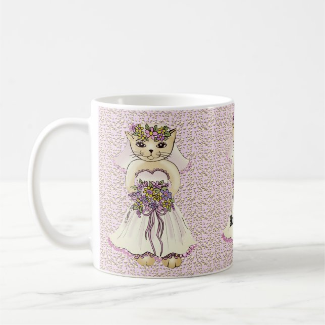 Cat Bride mugg (Vänster)