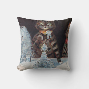 Cat Bröllop, Giftermål, Bride, Louis Wain Kudde