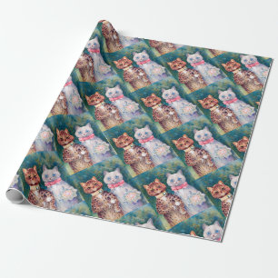 Cat Bröllop, Giftermål, Bride, Louis Wain Presentpapper