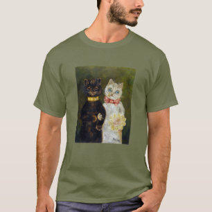 Cat Bröllop, Giftermål, Bride, Louis Wain T-shirt
