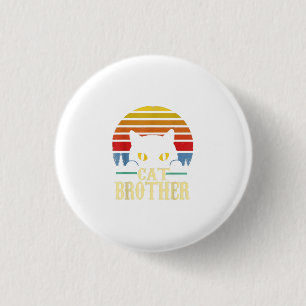 Cat Brother Vintage Stil Retro Gift for Cat Lover Knapp