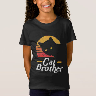 Cat Brother Vintage Stil Retro Gift for Cat Lover T Shirt