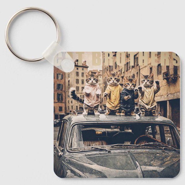 cat brothers nyckelring (Framsida)