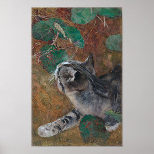 Cat, Bruno Liljefors Poster