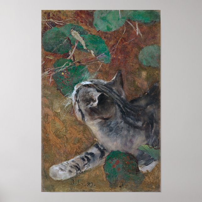 Cat, Bruno Liljefors Poster (Framsidan)